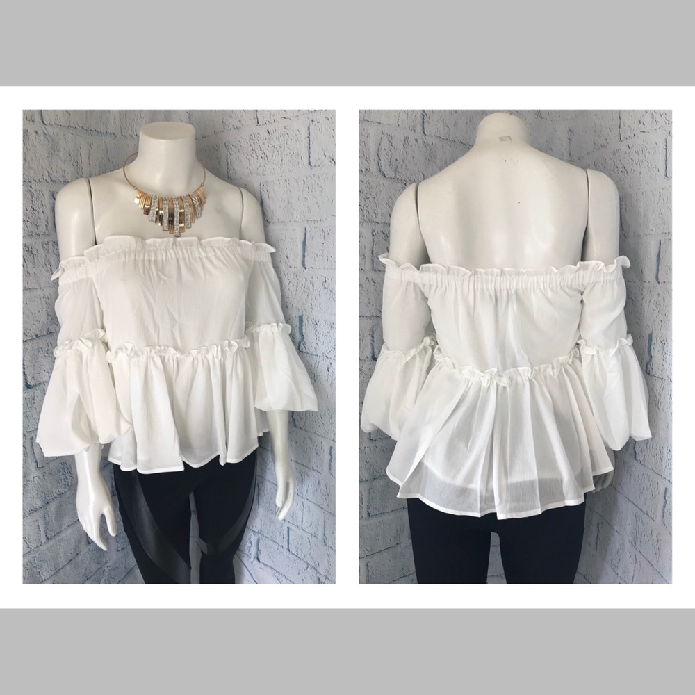 5 ⭐️ Boho Bell Sleeves Tunic Top - Picture 3 of 8